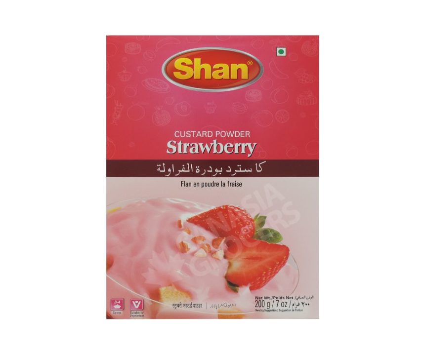 Shan Strawberry Custard Powder 200g Can Asia Grocers Inc 