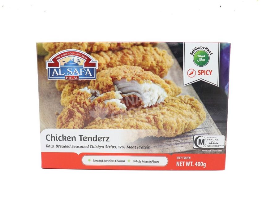 AL SAFA CHICKEN TENDERZ SPICY HALAL 400GM - Can-Asia Grocers Inc.