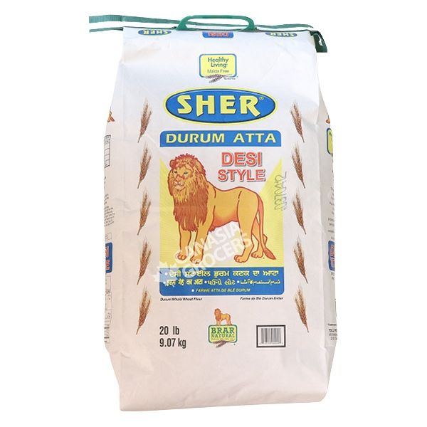 Sher Flour Durum Atta DS 20Lb - Can-Asia Grocers Inc.